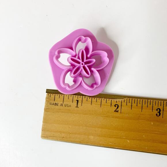 Silicone Mold Lot Of 3 Heart Snowflake Mould Wax Soap Chocolate Resin Clay - Picture 11 of 11